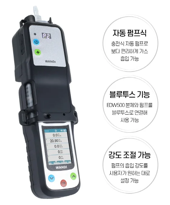 제이솔루션 화학회사 EDW500 5가스 측정기 납품 현장