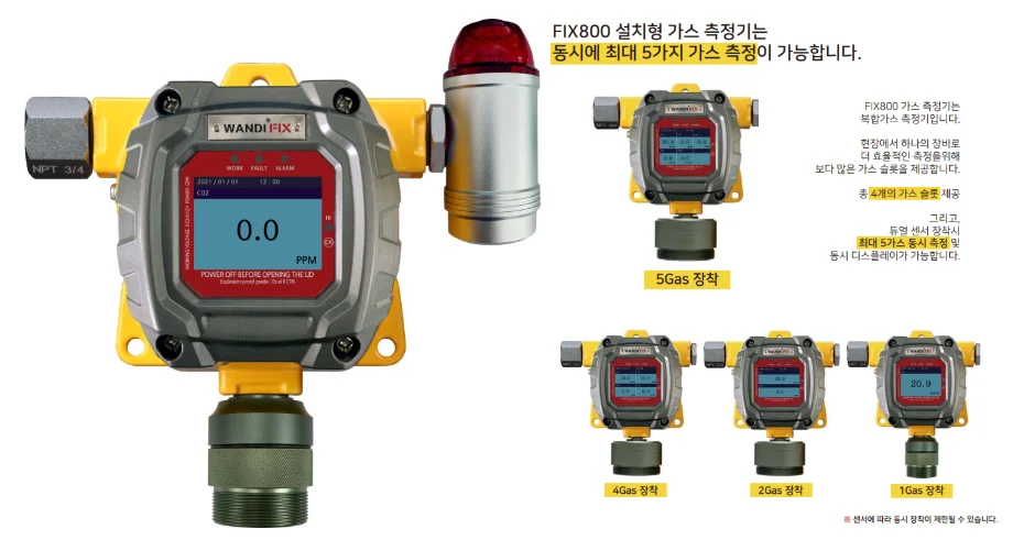 가스측정기 전문 완디코리아 WANDI®