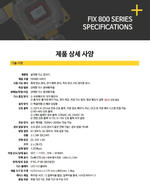가스측정기 전문 완디코리아 WANDI®