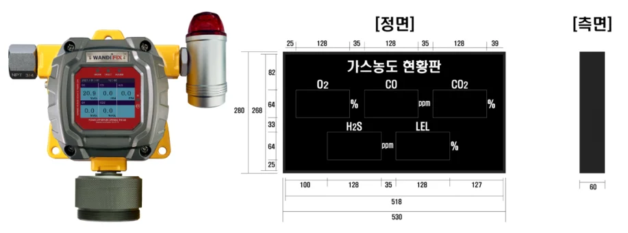 가스측정기 전문 완디코리아 WANDI®