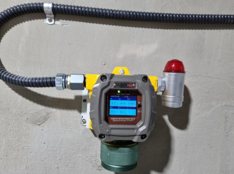 FIX800 5-Gas Fixed Gas Detector Installation for a Food Waste Wastewater Treatment Facility