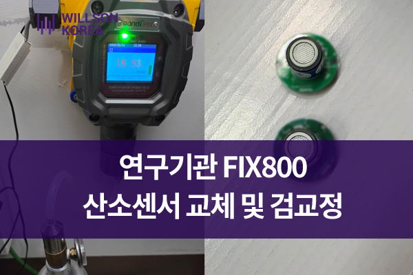 Research Institute O₂ Detector — FIX800 Oxygen Sensor Replacement and Calibration