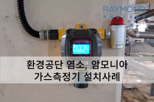 [레이먼드] 환경공단 염소,암모니아 측정 설치사례