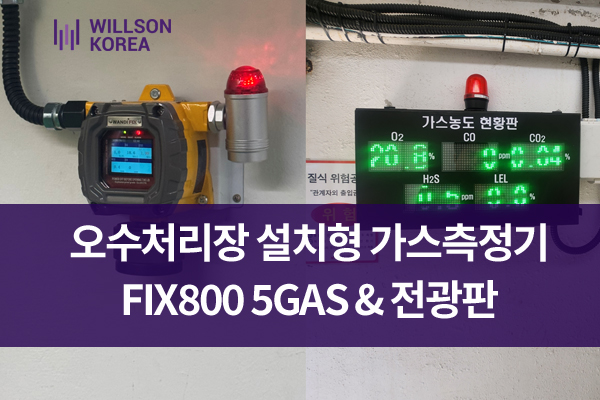 FIX800 Fixed Five-Gas Detector Delivery — Golf Course Wastewater Treatment Plant (Gapyeong and Anseong, Gyeonggi-do)