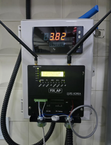 설치] 약품 폐수탱크 수위계와 인디게이터 설치 그리고 무선 모니터링까지 MP + SUP1100 + FIX-AP