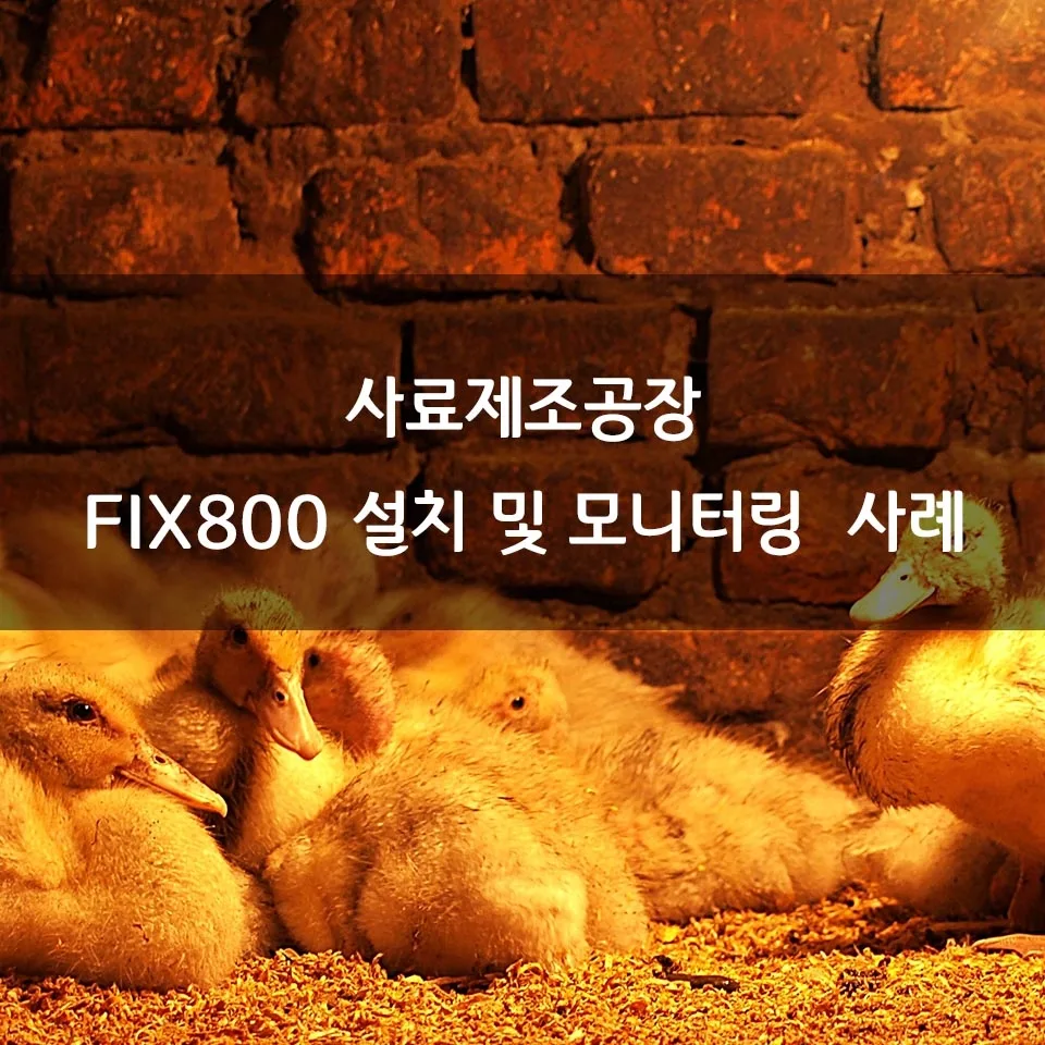 사료 제조 공장 질식 위험지역 가스 측정기 설치 및 모니터링