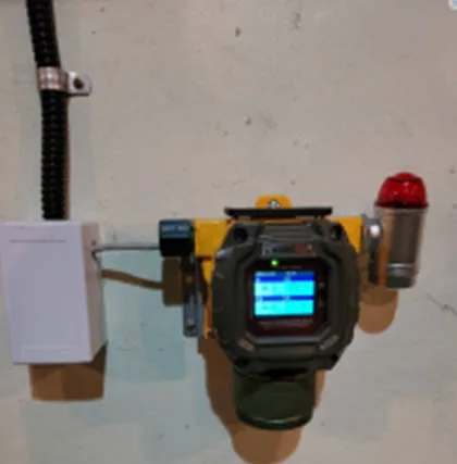 [레이먼드코리아] 급식실 조리실 유해가스 측정기 일산화탄소 실내공기질 측정