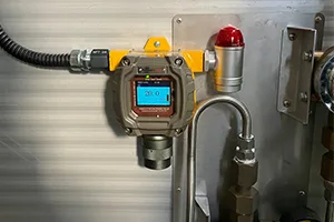 [레이먼드코리아]질소 가스라인 산소농도 측정기 설치