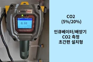 티에스코리아) 인큐베이터/배양기 CO2 측정기 (5%/20%) 설치형 소개