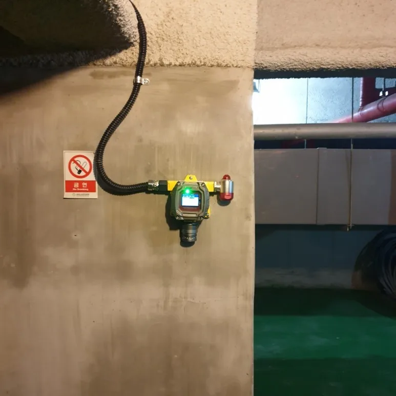 [레이먼드]정화조 밀폐공간 산소측정기 픽스800 설치사례소개