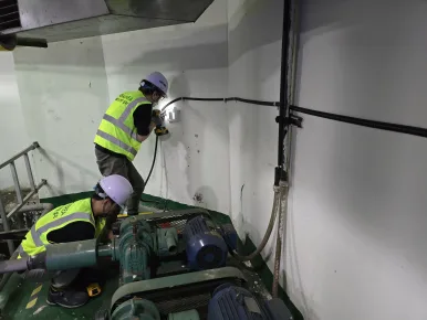 [RS KOREA] 강원도 원주 통신사 지사 지하 폐수처리장 FIX800 5GAS 및 전광판 설치 작업