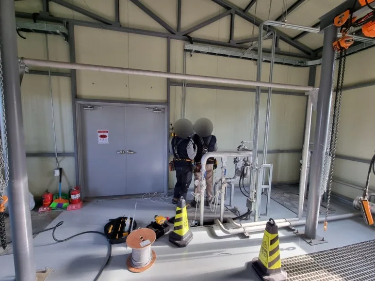 [RS KOREA][설치] 국립병원 유저 맞춤형 설치형 복합가스 측정기 FIX800 5Gas / 전광판 설치공사