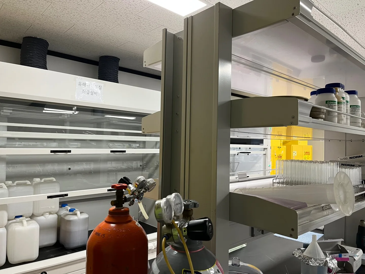 이전설치] 대전 제약회사 수소 가스 검출기 이전설치