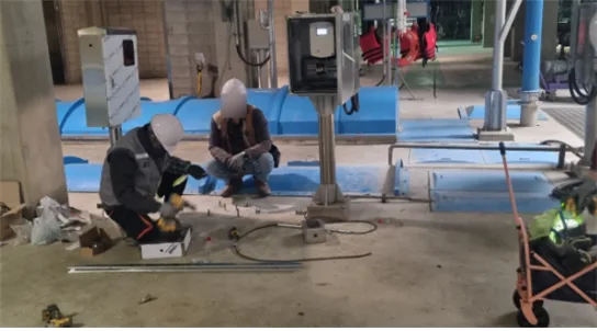 설치] FIX800 O2 SUS 함 스틸공사