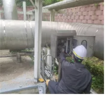 설치] 매립가스처리시설 설치형 가스측정기 설치