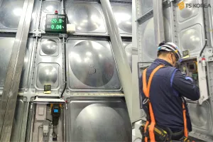 티에스코리아 물탱크 정화탱크 O2 CO2 측정 및 안전관리