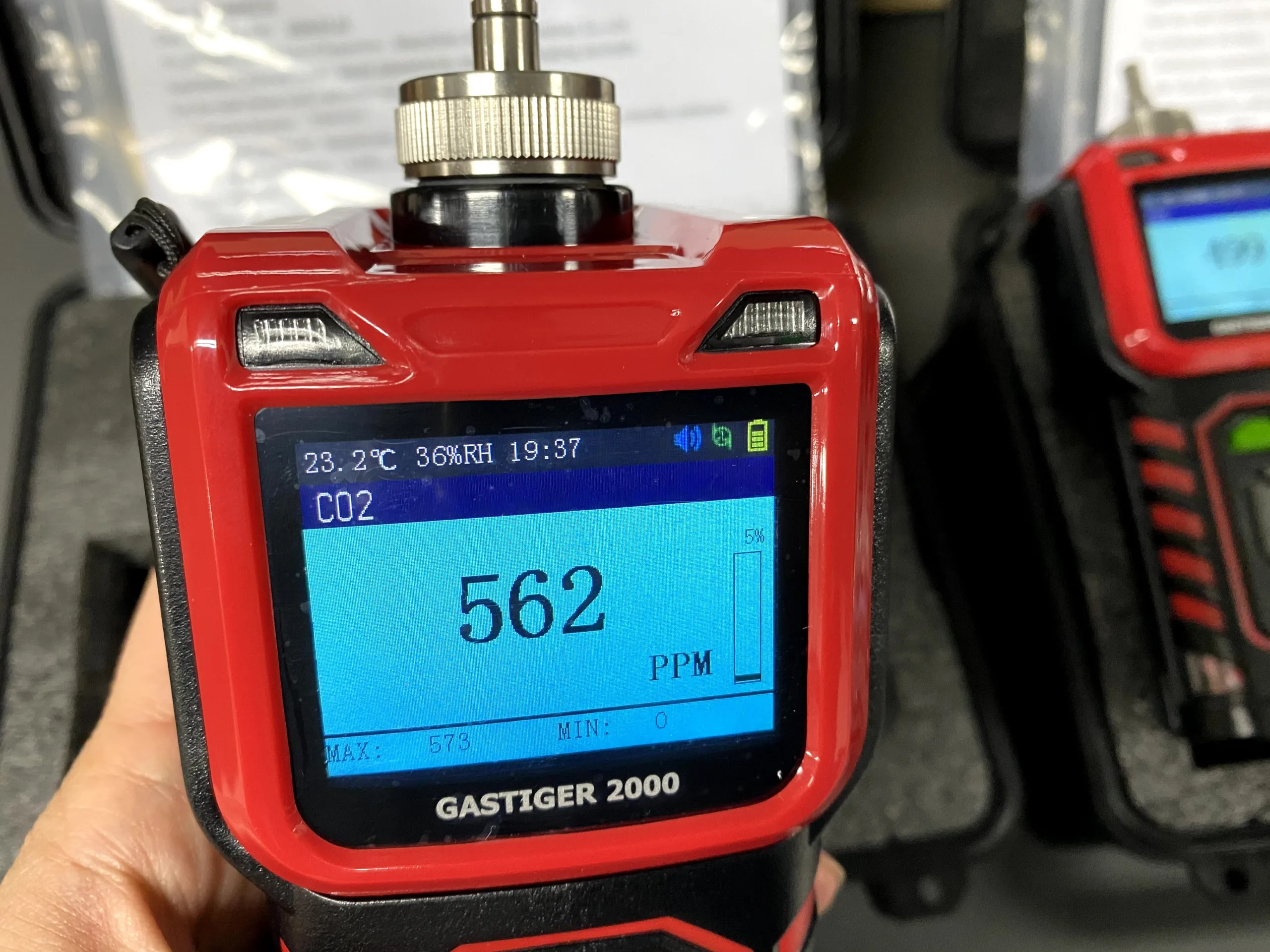 휴대용 CO2 가스 디텍터 Tiger2000-CO2 (0~10,000ppm)