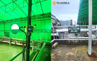 폐수처리시설 유해가스 (5대가스) 측정 및 현황판 설치 사례