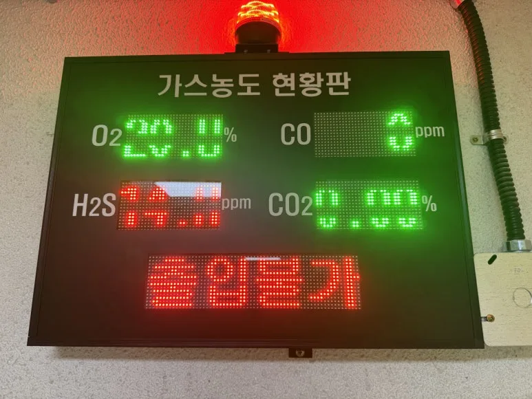 [브이피이코리아] 폐수처리시설 탈리액 수조 / 여과수조 밀폐공간 복합가스 측정기 설치 사례