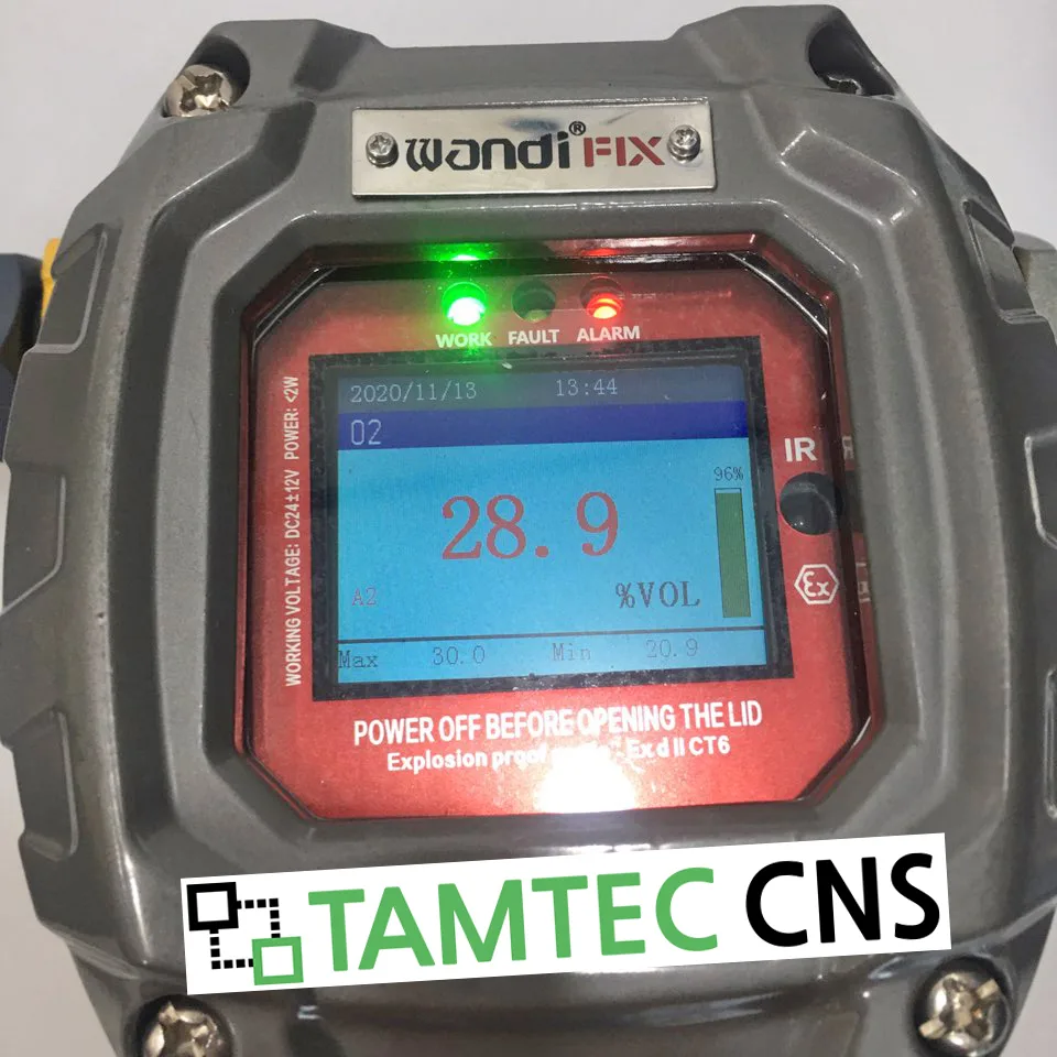 FIX800 산소o2 설치형 가스 측정기 + 전광판