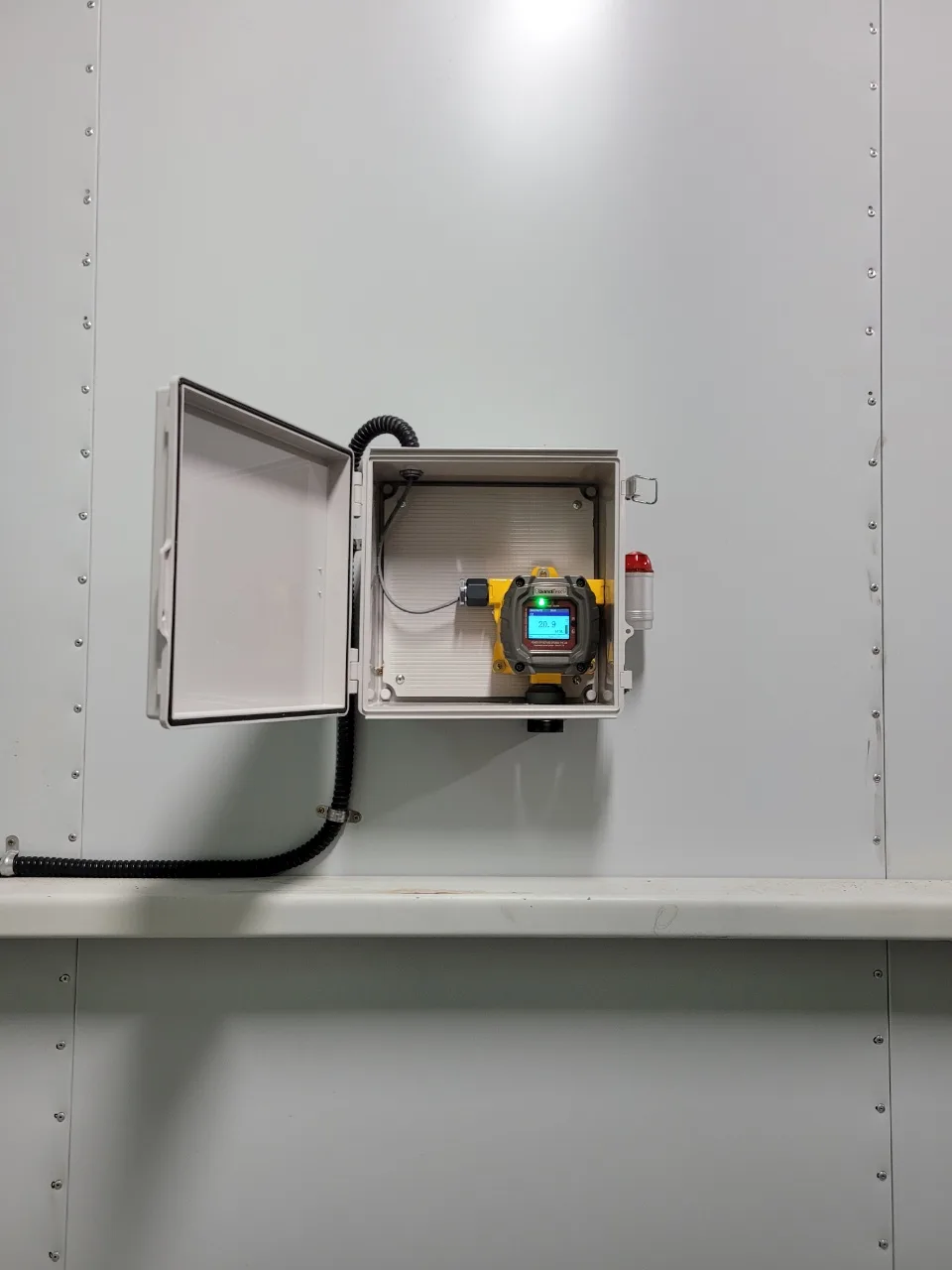 [레이먼드]픽스800 가스측정기 모니터링 시스템 설치 사례 (소화약제실)