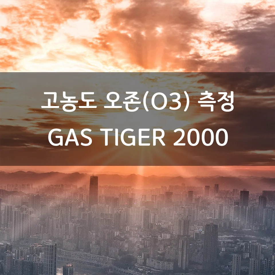 가스타이거2000 고농도 O3 측정