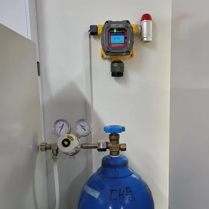 [레이먼드]수소누출감지기 수소경보기 설치사례