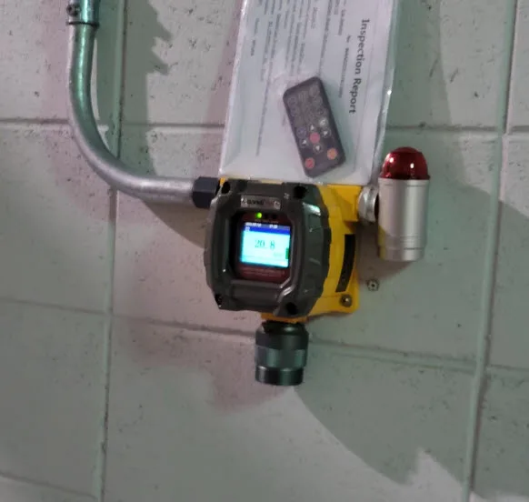 [레이먼드]백화점 내 정수조실 설치형 측정기 설치 사례