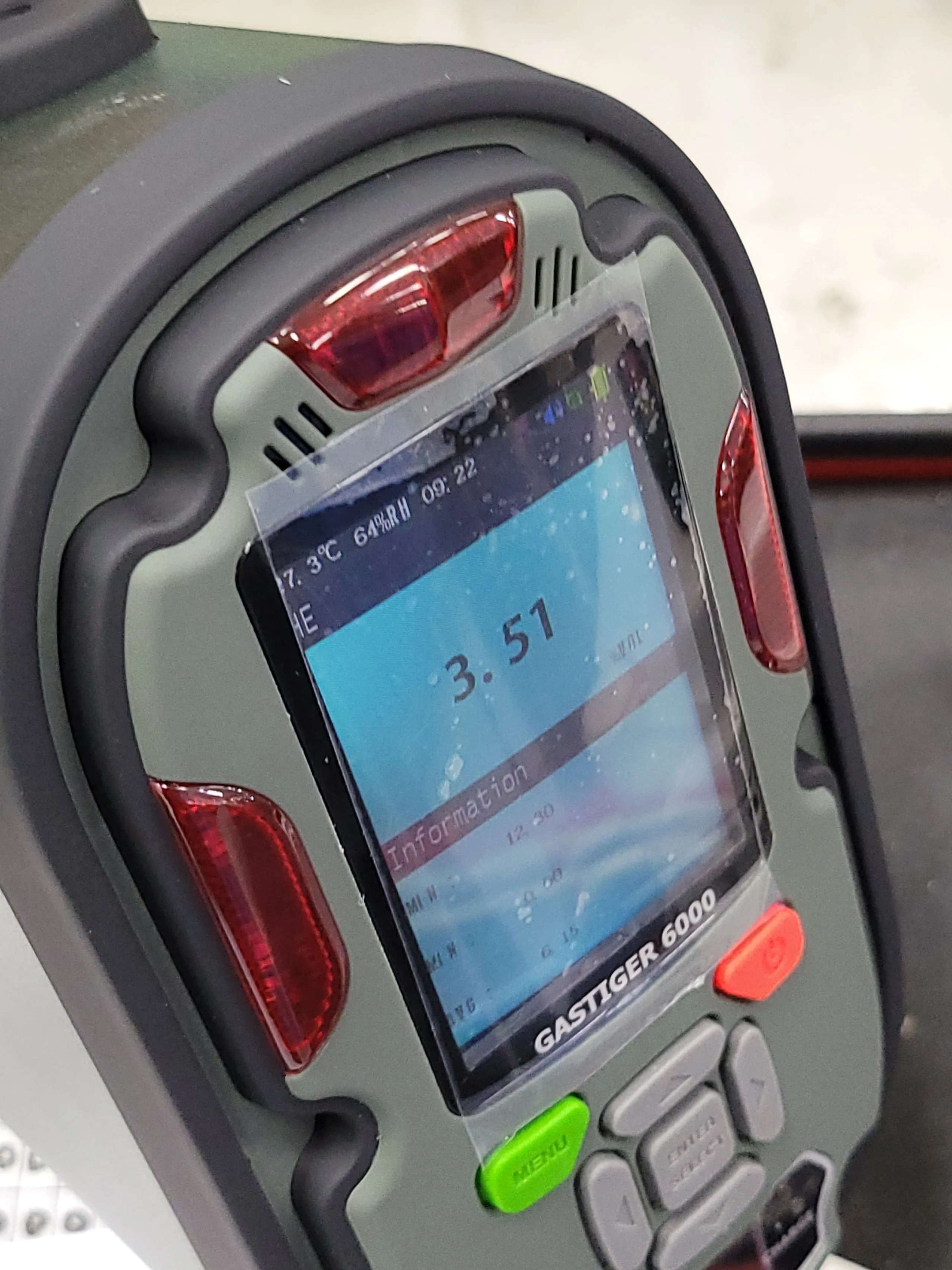 리크테스트용 He 헬륨 측정 GASTIGER 2000 He 0-100%