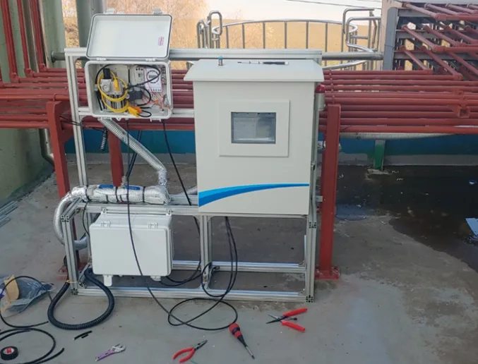 자연 순환 농업센터 NH3 H2S CH4 바이오가스 측정 FIX5000 설치 및 시운전