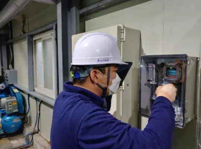 공공기관 수처리장 가스측정기 설치 FIX800 4GAS-[2]