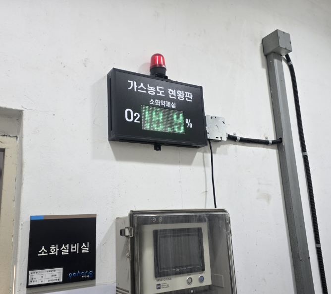설치] 포항 물재생 센서  FIX800 5GAS, O2 추가 설치 및 온라인 모니터링 연동